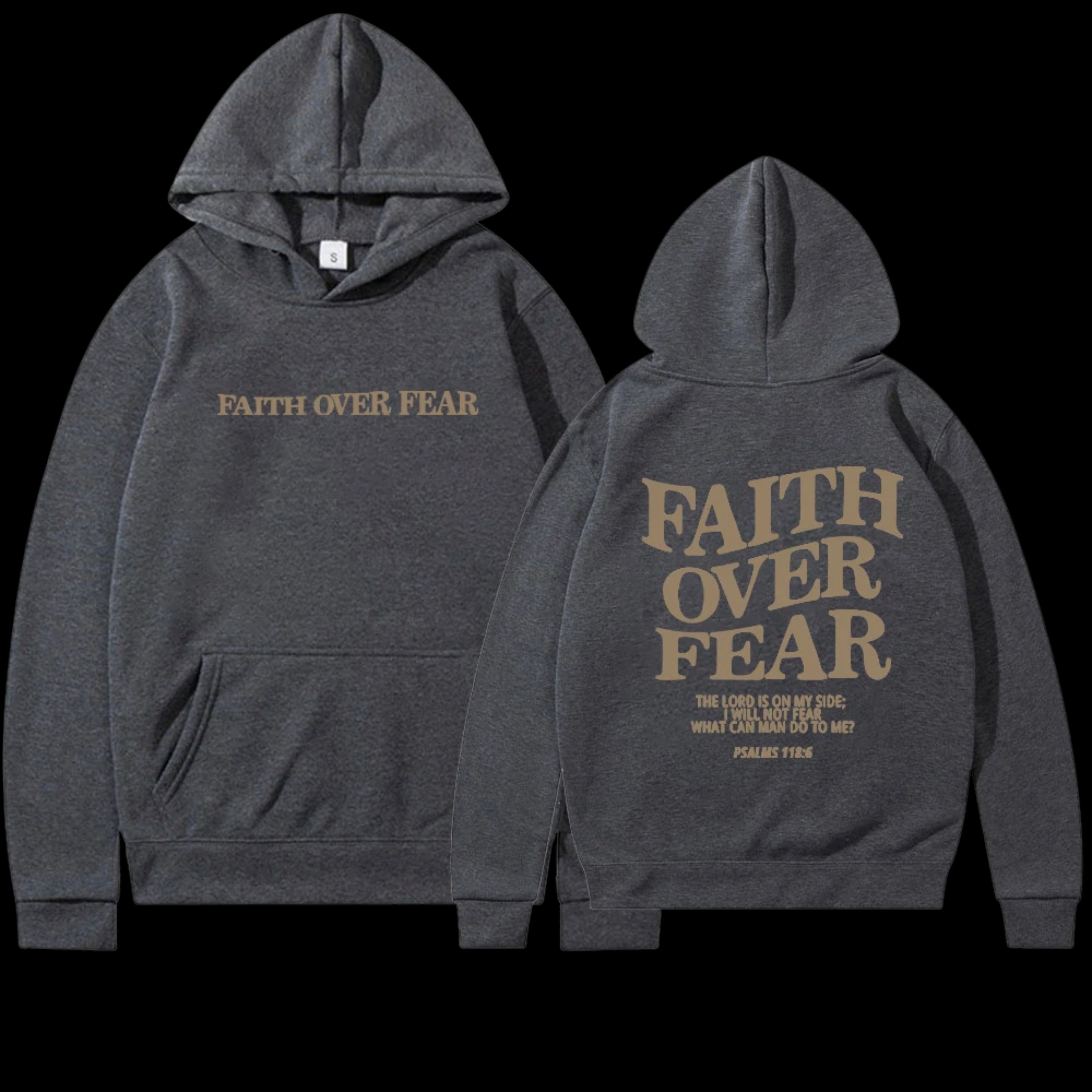 Faith Over Fear- Oversized Hoodie