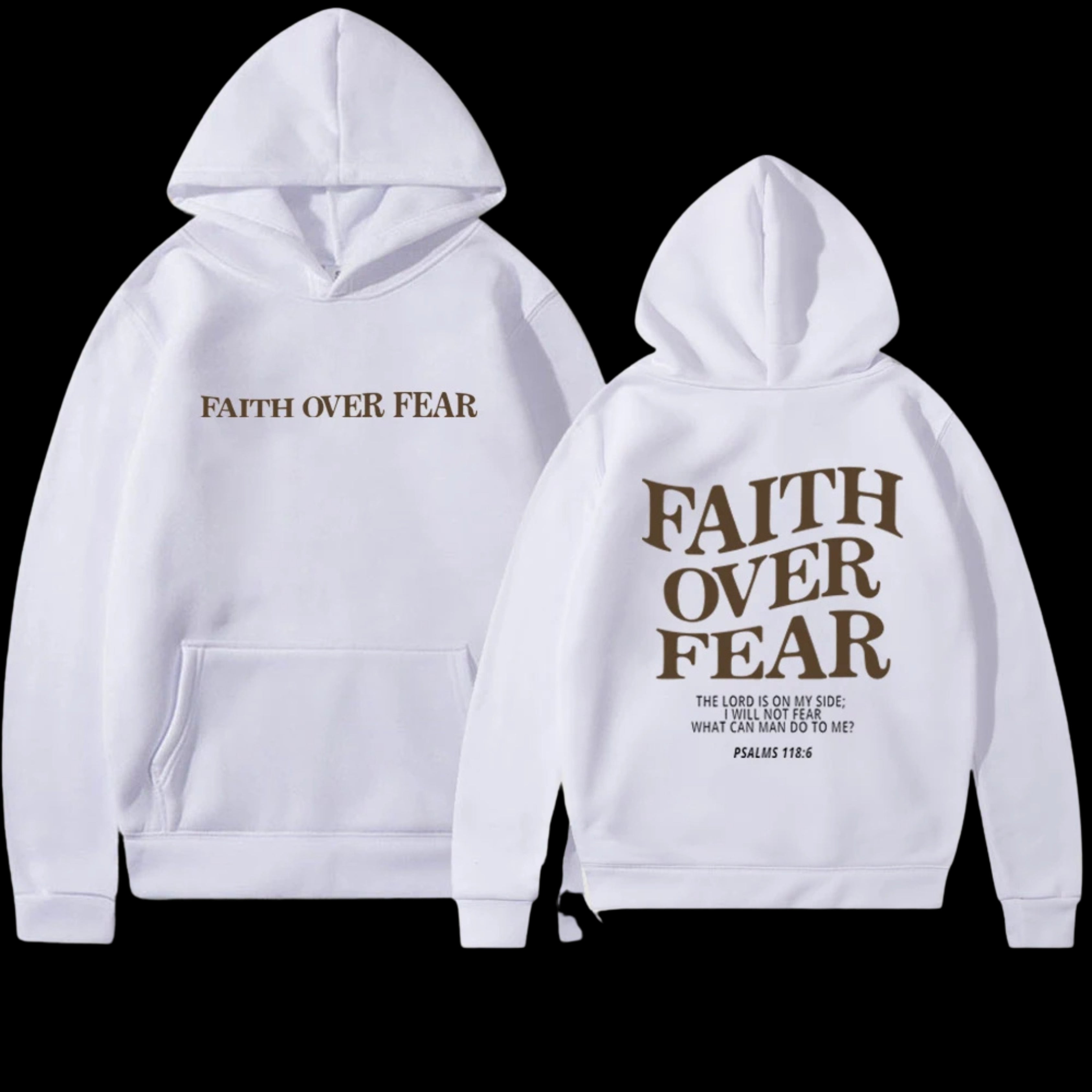 Faith Over Fear- Oversized Hoodie