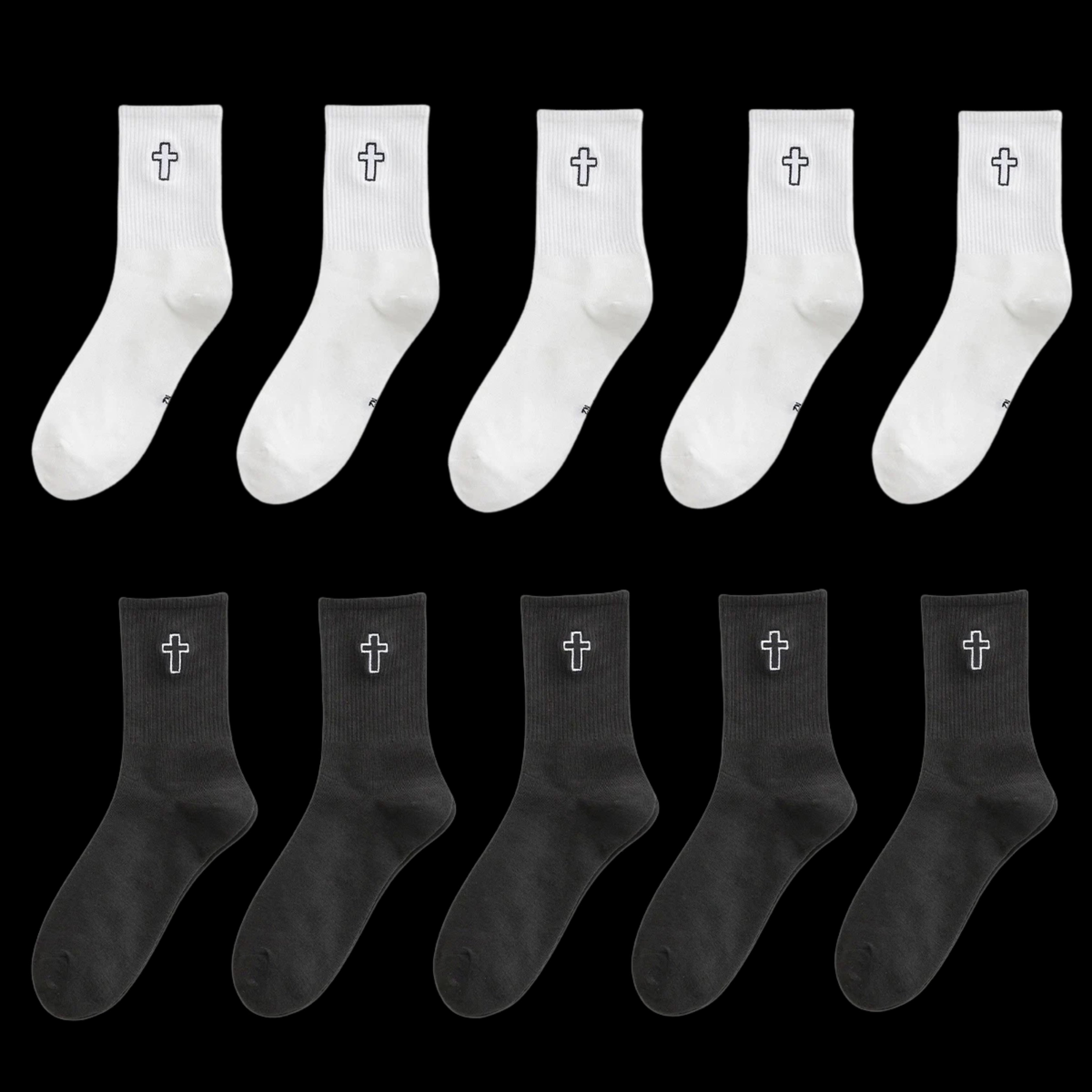 Marked by Faith- Premium Crew Socks