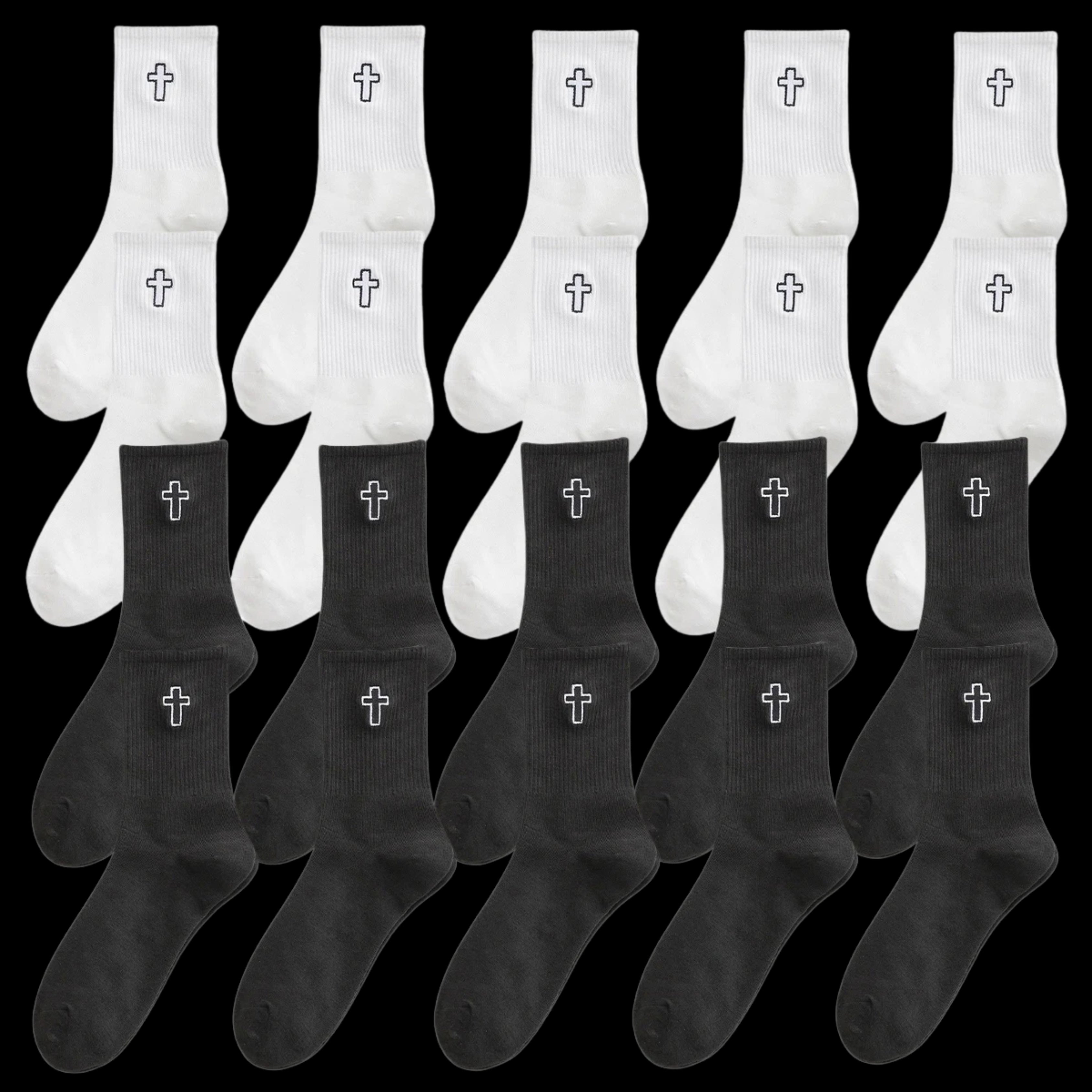 Marked by Faith- Premium Crew Socks