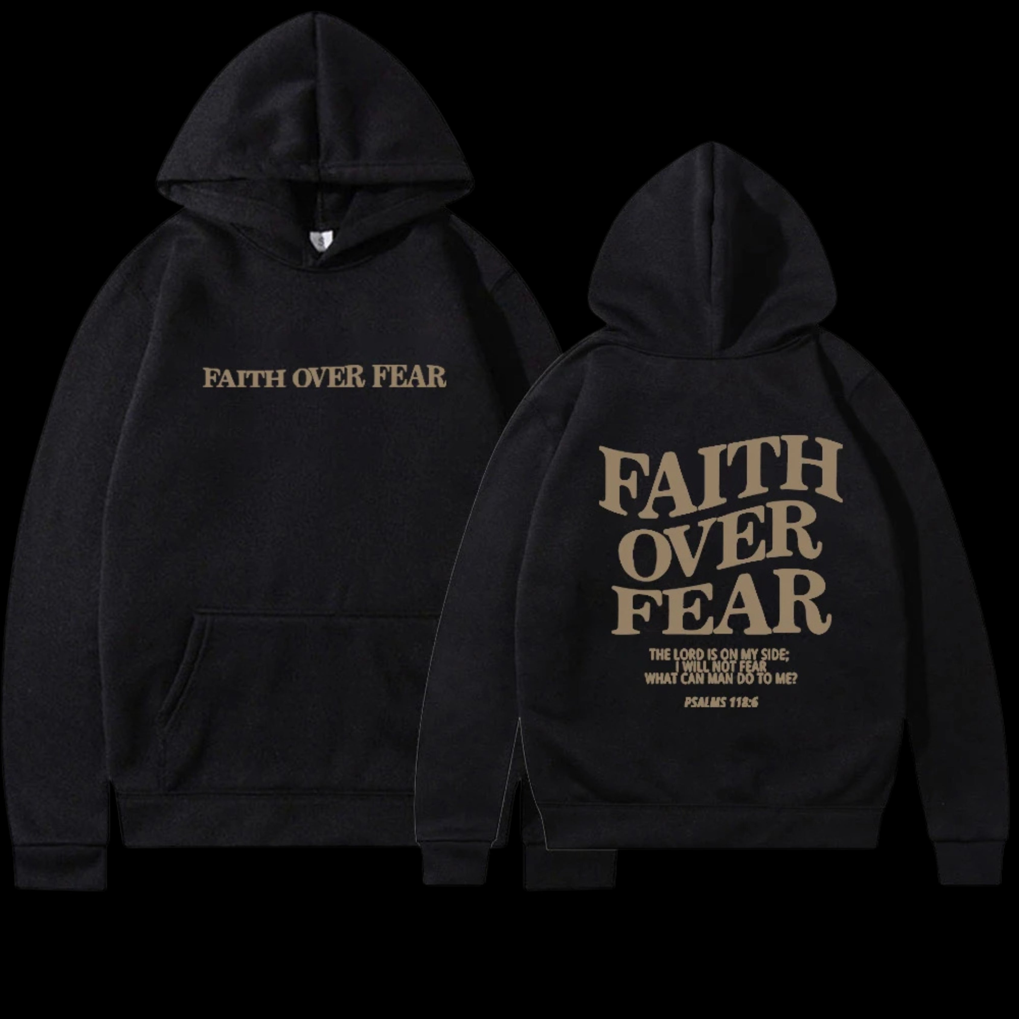 Faith Over Fear- Oversized Hoodie