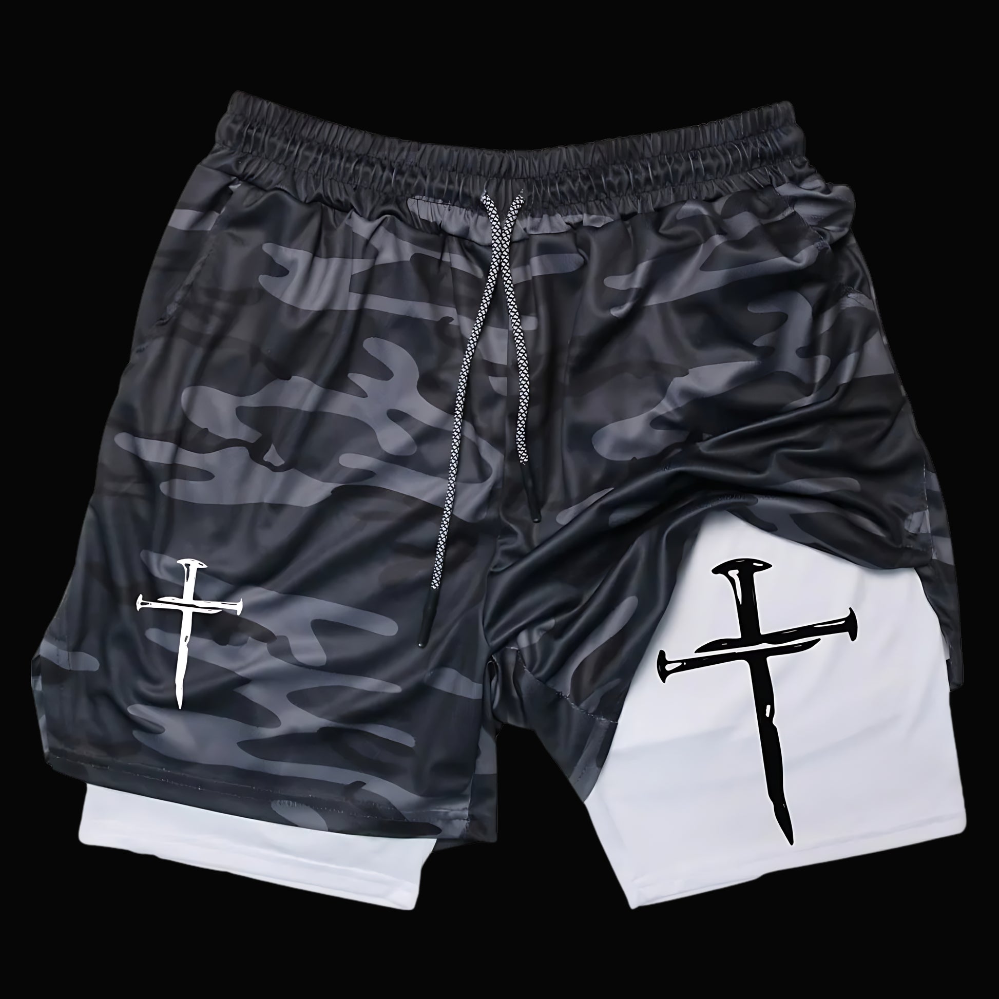 Three Nail Cross Compression Shorts