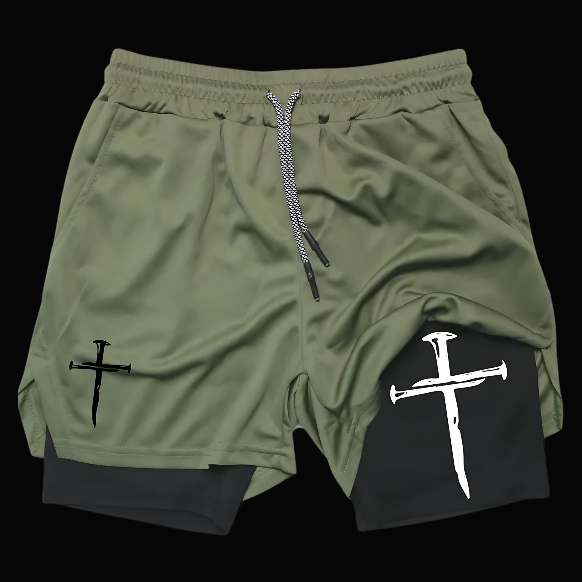 Three Nail Cross Compression Shorts