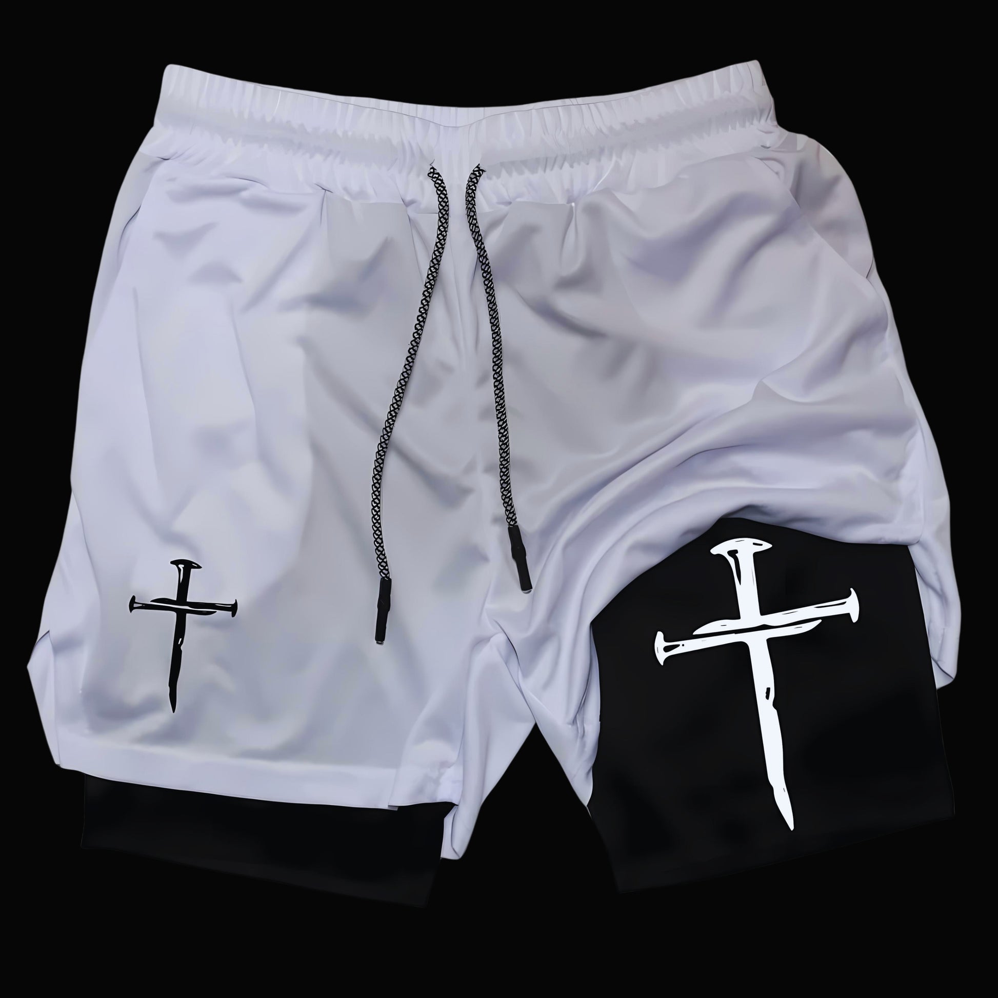 Three Nail Cross Compression Shorts