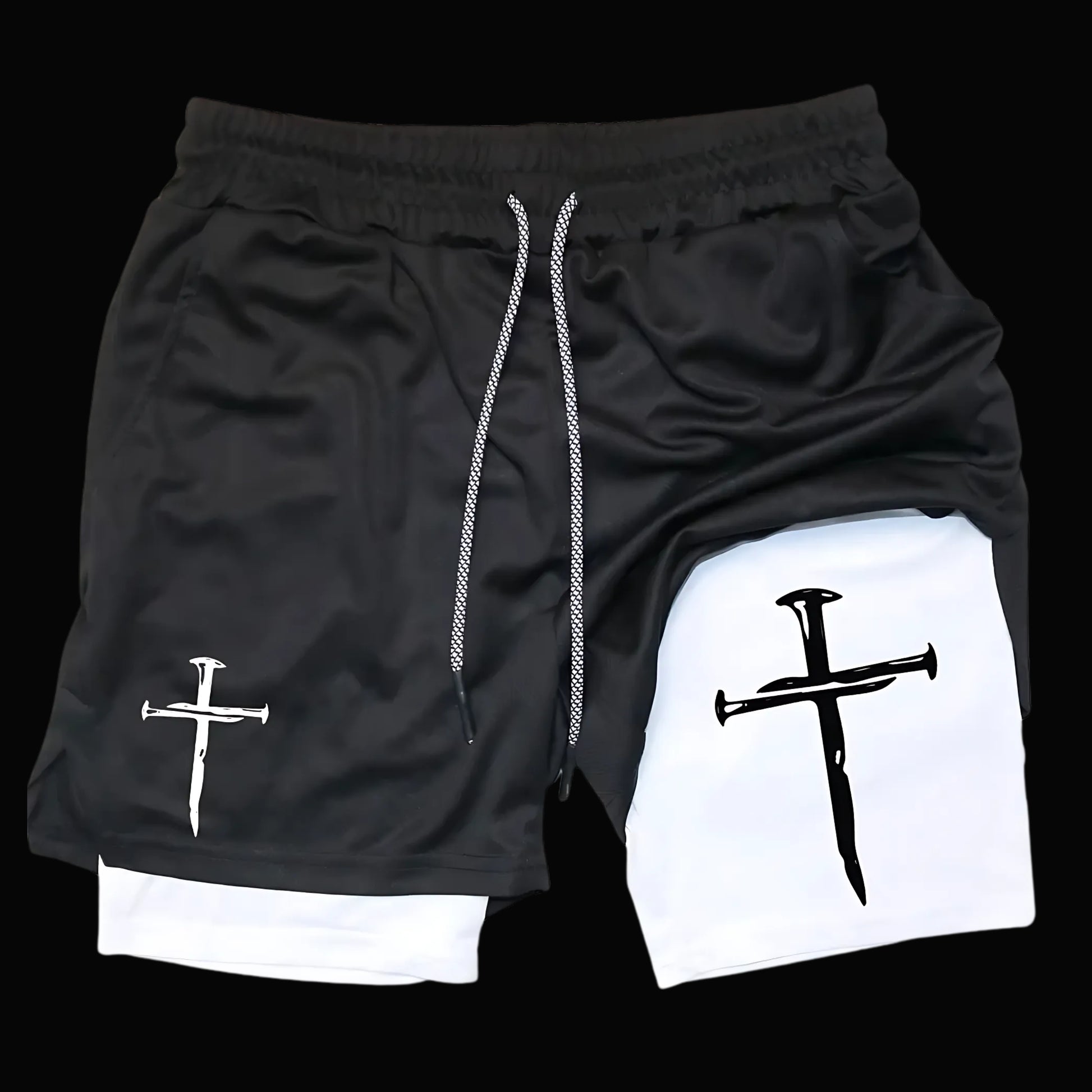 Three Nail Cross Compression Shorts